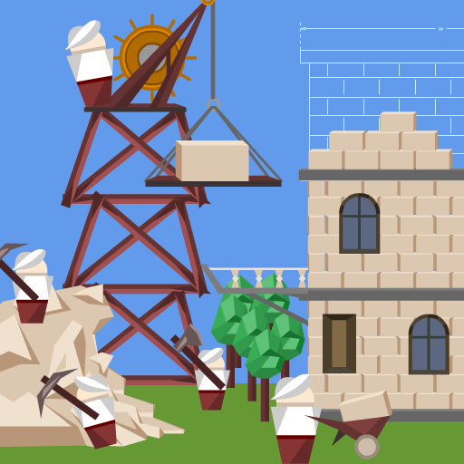 Ícone do jogo Idle Tower Builder Miner City do estúdio Airapport