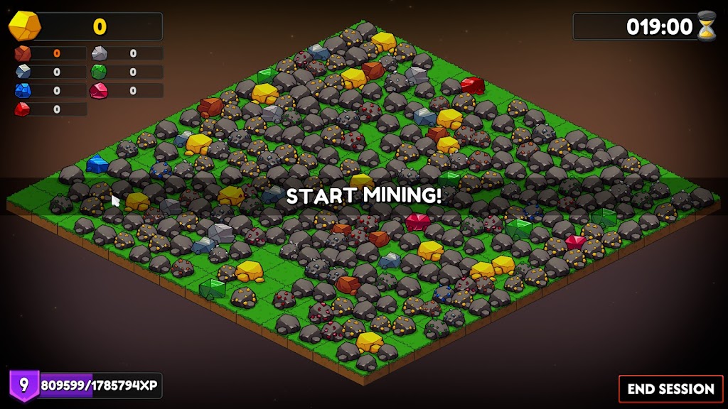 Screenshot 1 do jogo Idle Tower Builder Miner City com torre em construção